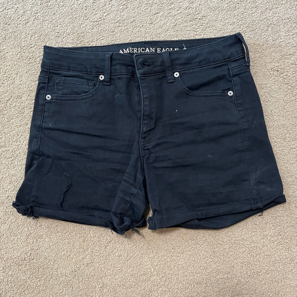 American Eagle black Denim shorts